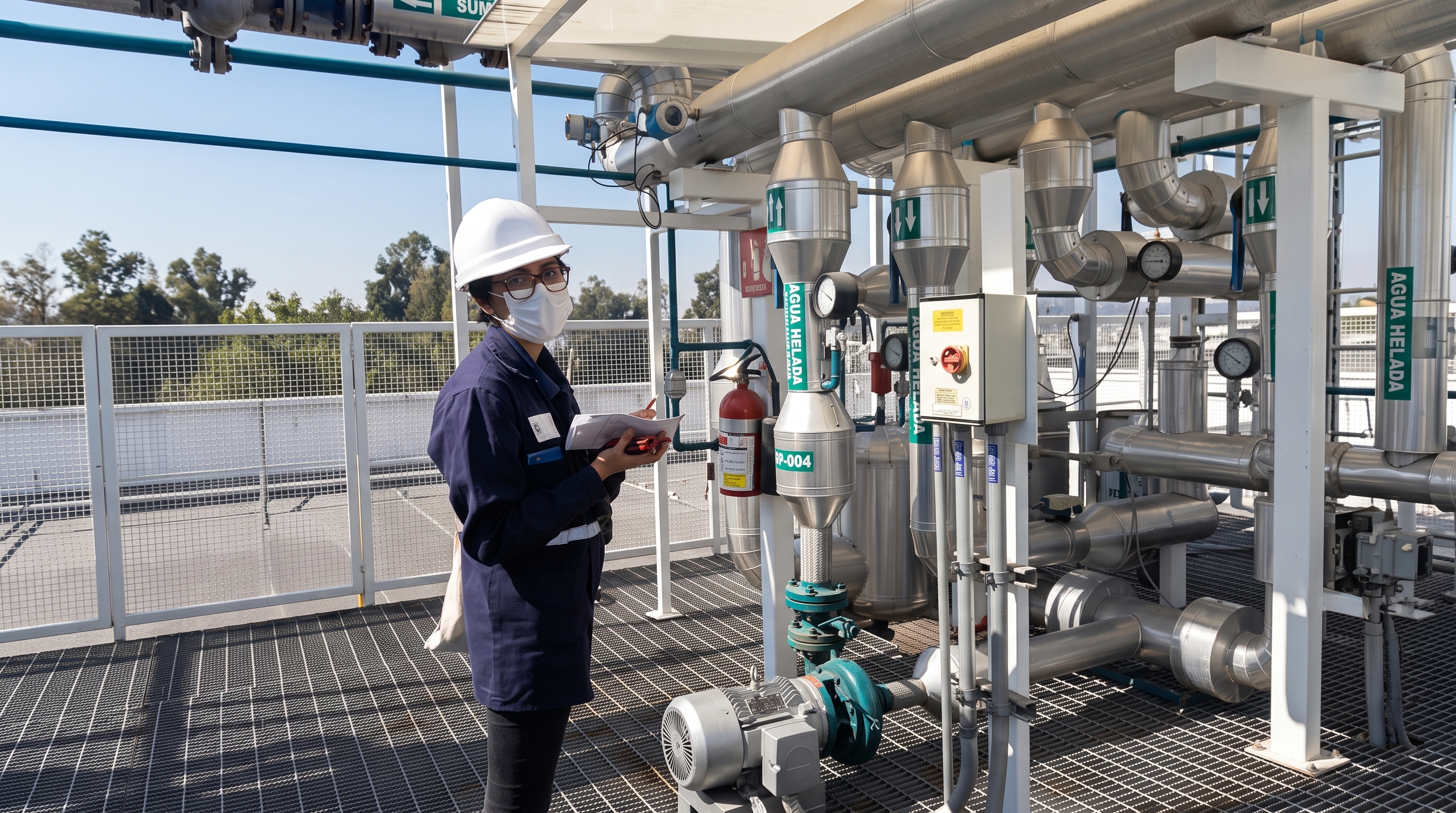 Sistema HVAC industrial