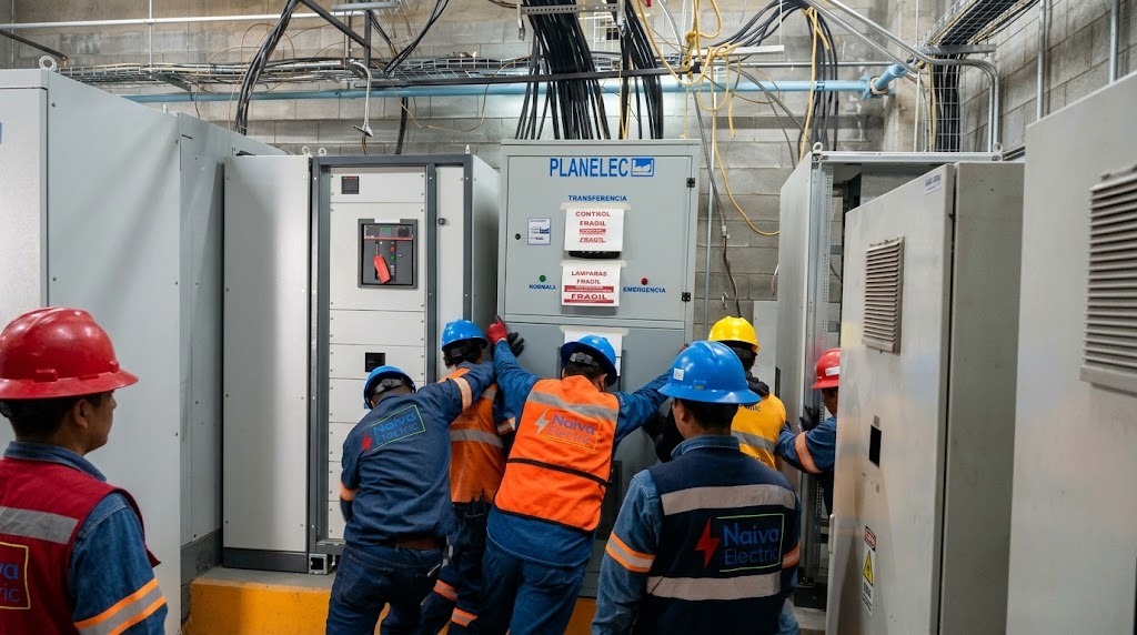 Puesta en marcha de planta de emergencia