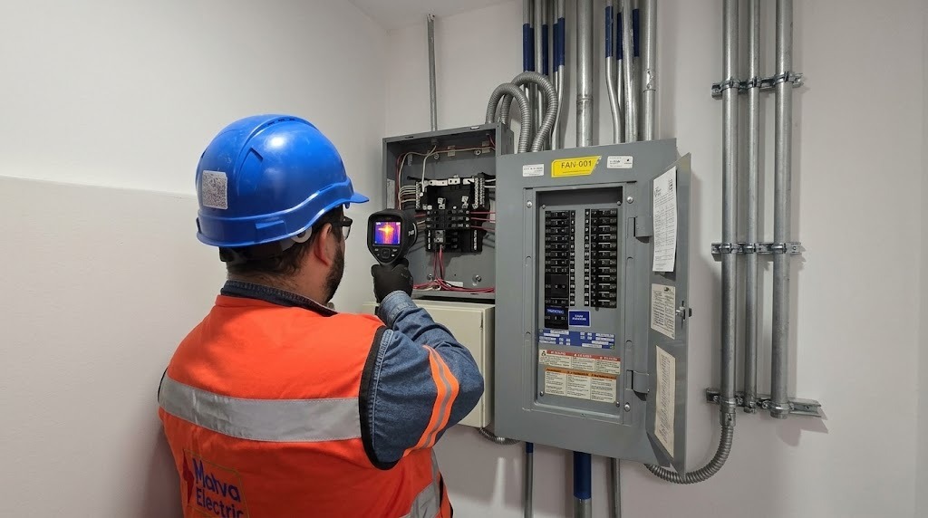 Estudio termográfico a equipo eléctrico