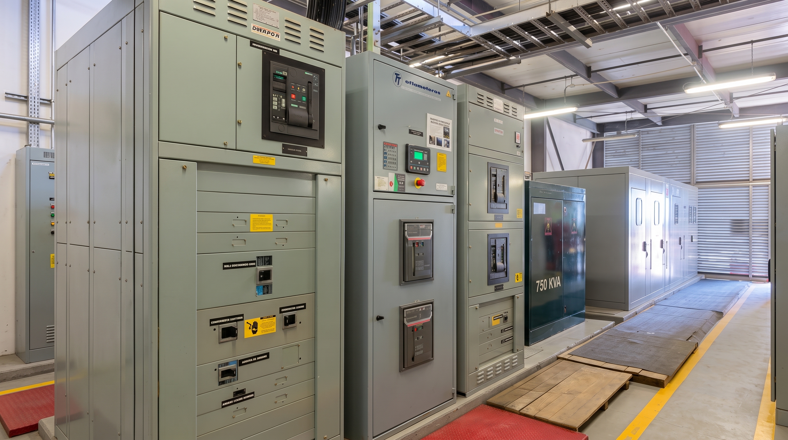 Subestación eléctrica industrial