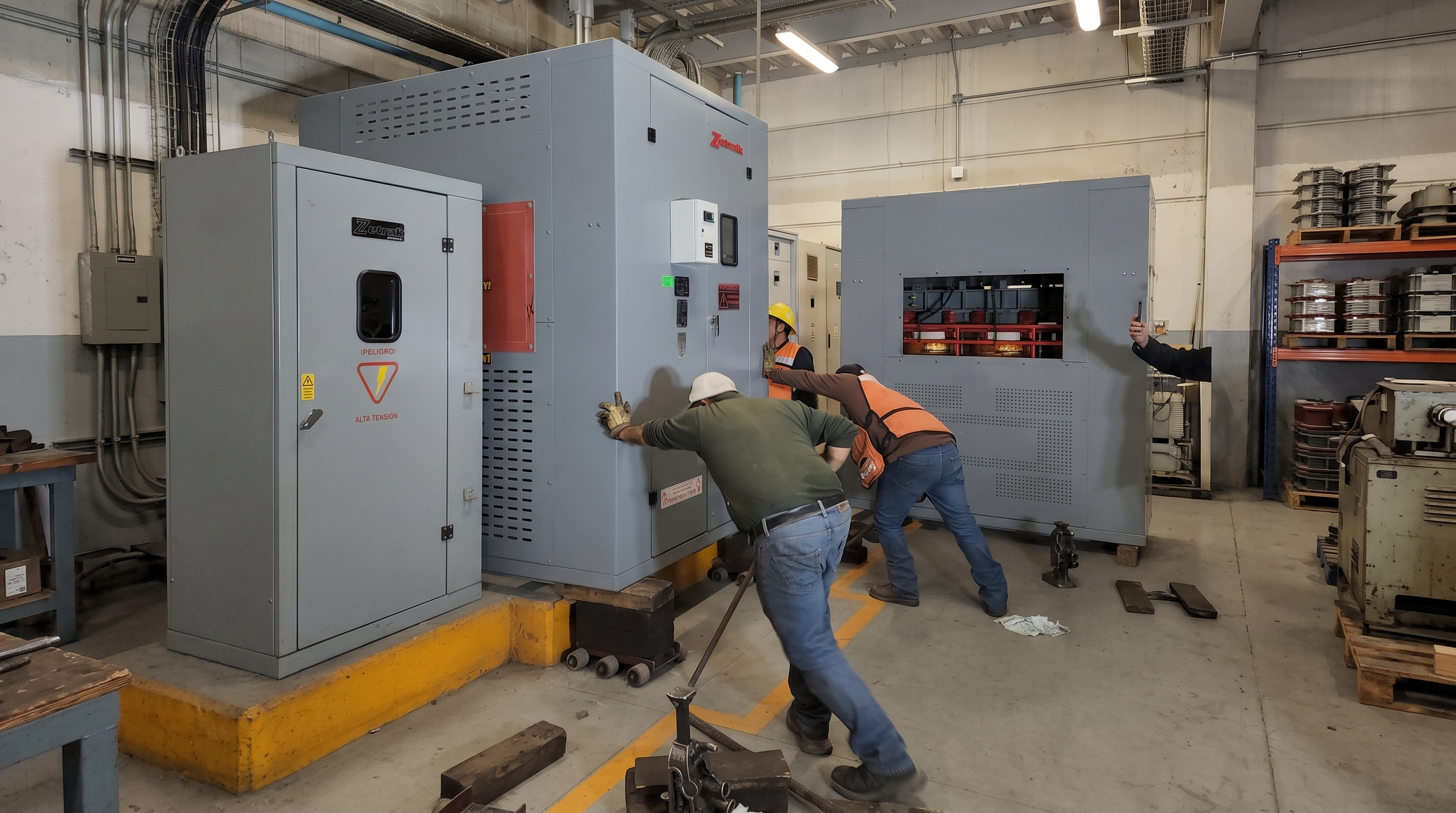 Instalación de subestación eléctrica